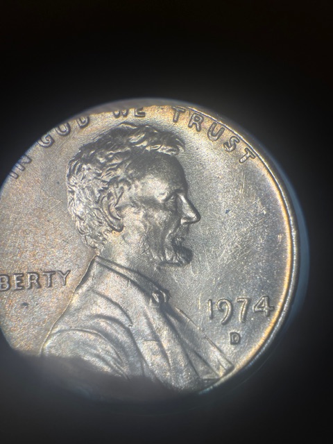 Lincoln-Mémorial--Cent-1974-D-Die--Clash-?